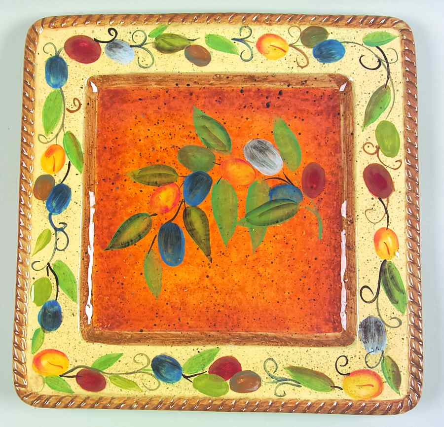 Valencia Square Service Plate (Charger) by Certified International-1