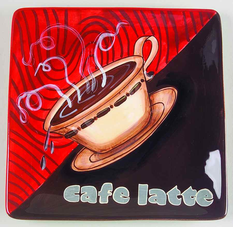 Coffee Break Salad/Dessert Plate by Certified International-1