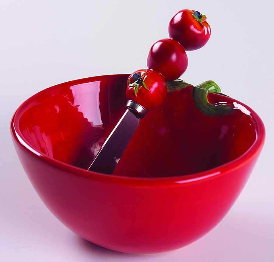 Garden Fresh Figural Dip Bowl & Spreader Set by Certified International-1