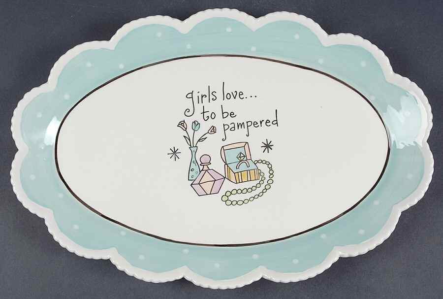 Girls Night Out 13" Oval Serving Platter by Certified International-1