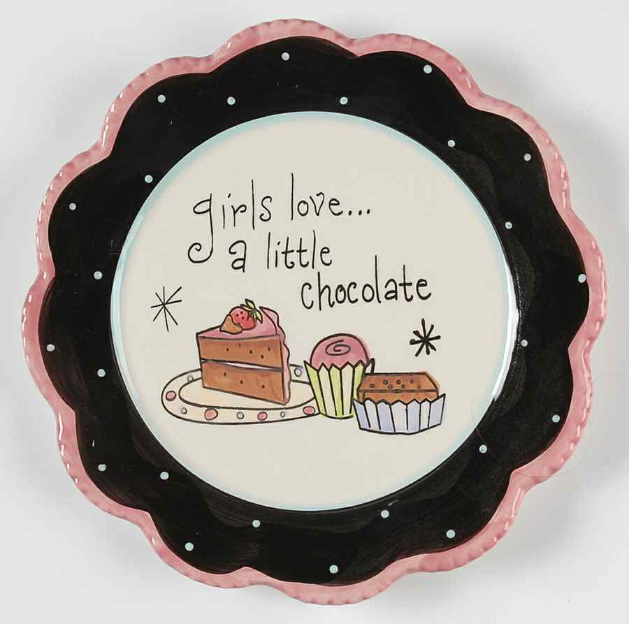 Girls Night Out Salad/Dessert Plate by Certified International-1