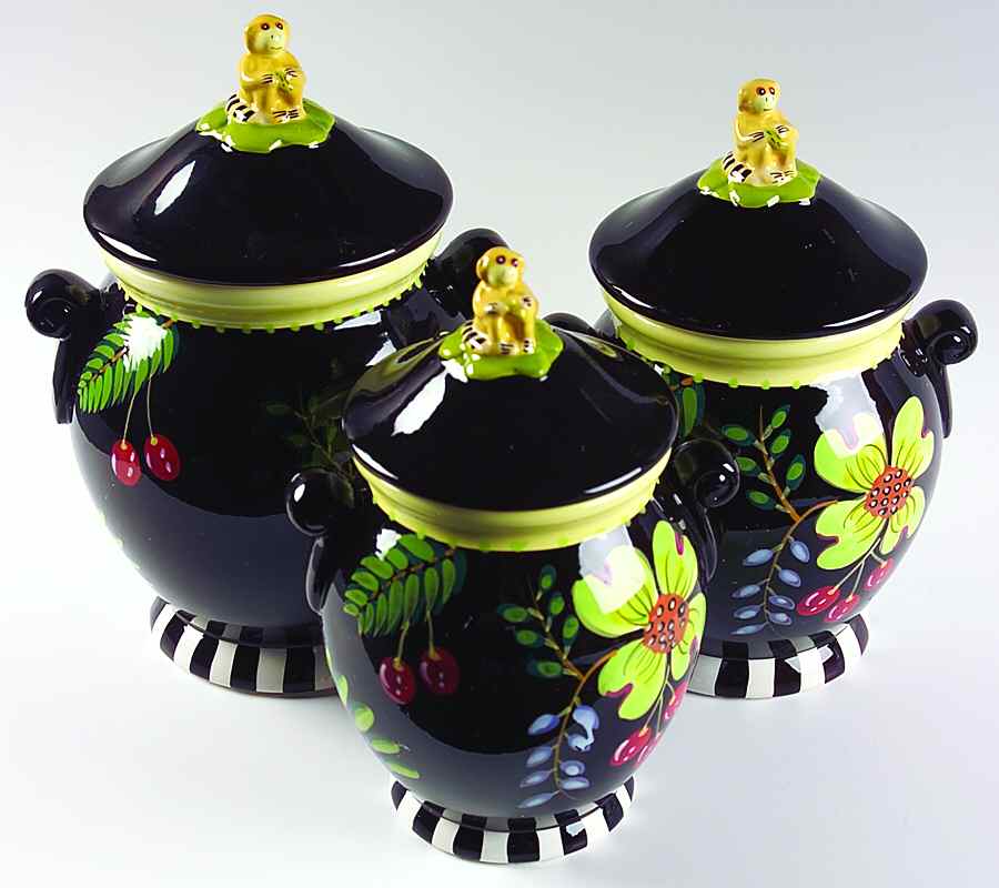 Jungle Song (3 Piece) Canister Set (Box Set) by Certified International-1