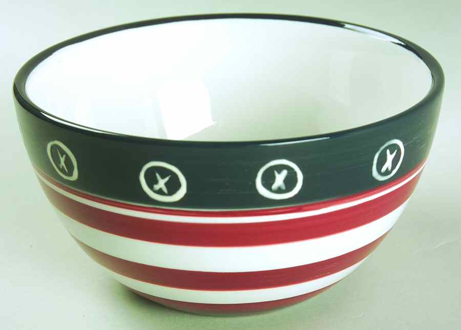 Red White & Blue Individual Ice Cream Dish by Certified International-1