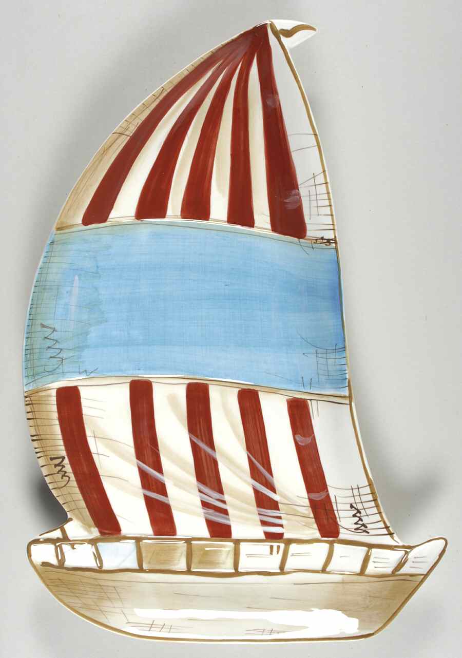 Sail Away 18" Figural Platter by Certified International-1