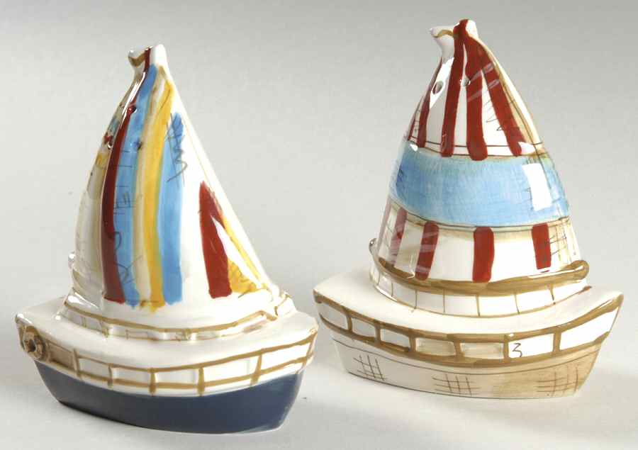 Sail Away Figural Salt & Pepper Set by Certified International-1