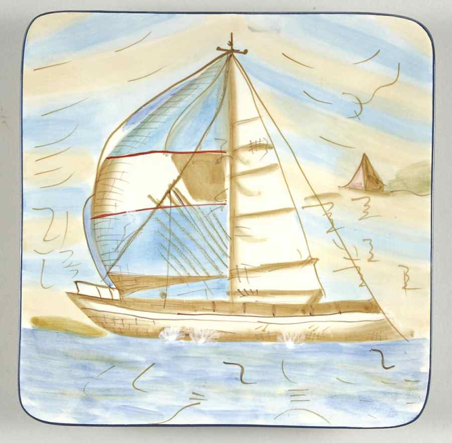 Sail Away Salad/Dessert Plate by Certified International-1