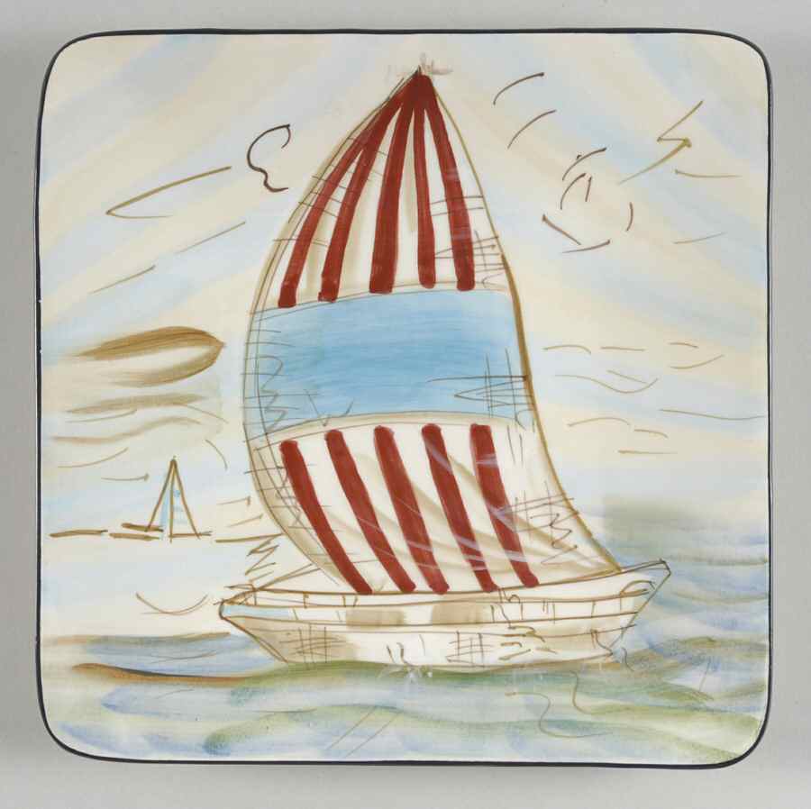 Sail Away Salad/Dessert Plate by Certified International-1