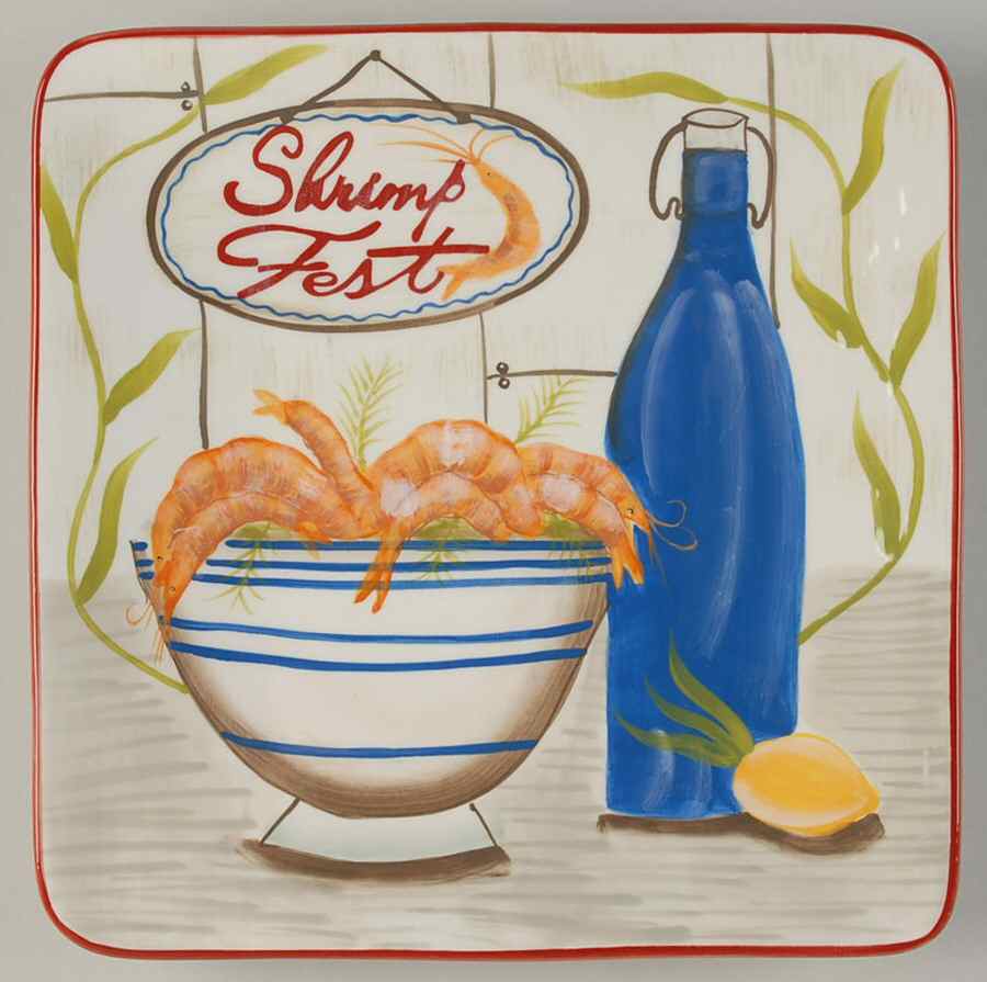 Sea Catch Salad/Dessert Plate by Certified International-1