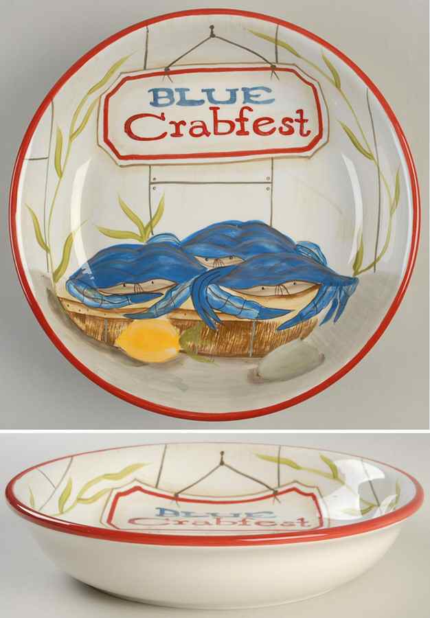 Sea Catch 9" Soup/Pasta Bowl by Certified International-1