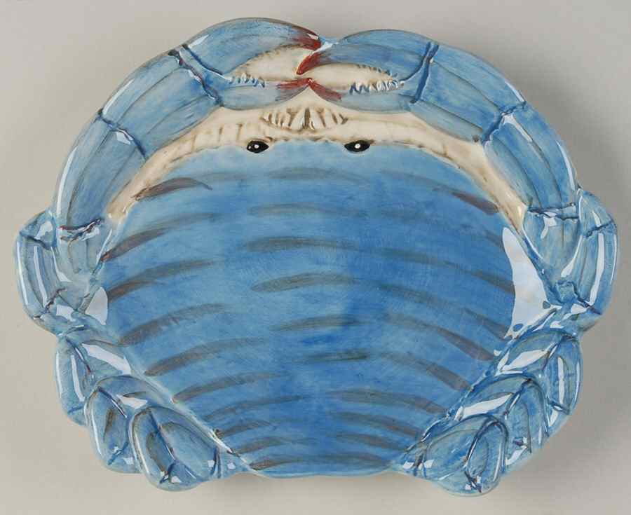 Sea Catch Figural Canape Plate by Certified International-1