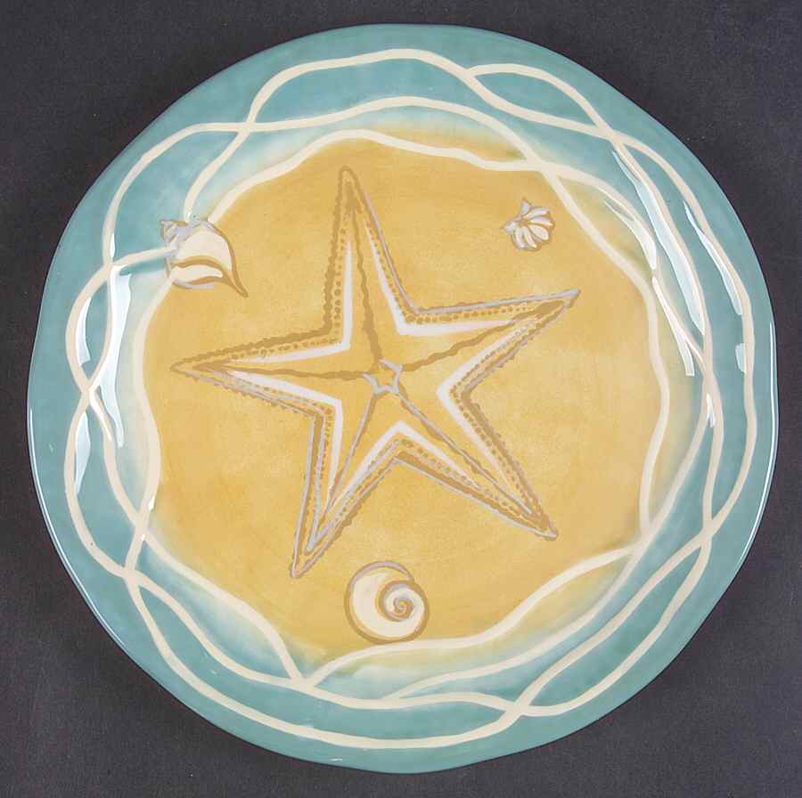 By the Shore Salad/Dessert Plate by Certified International-1
