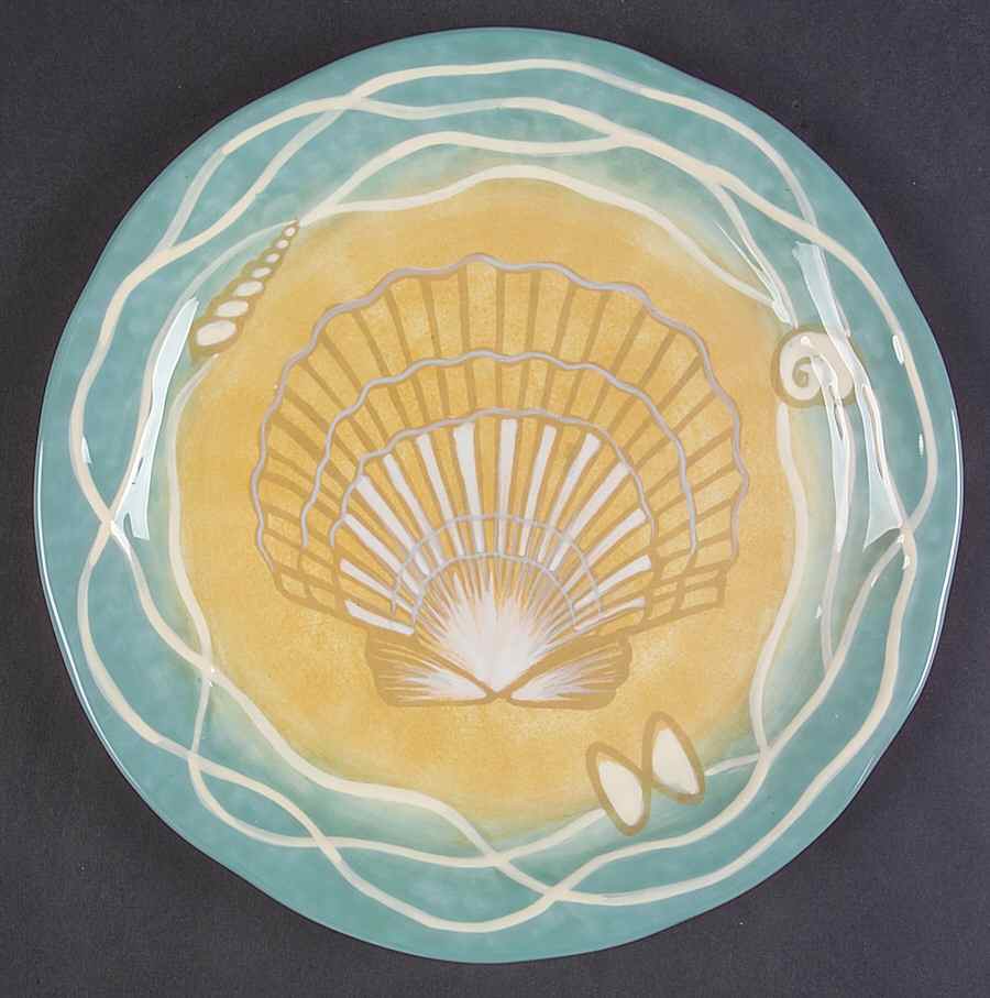 By the Shore Salad/Dessert Plate by Certified International-1