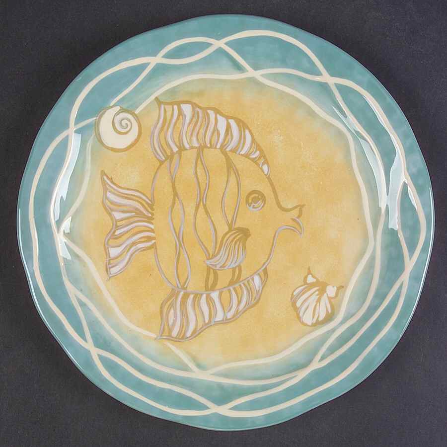 By the Shore Salad/Dessert Plate by Certified International-1