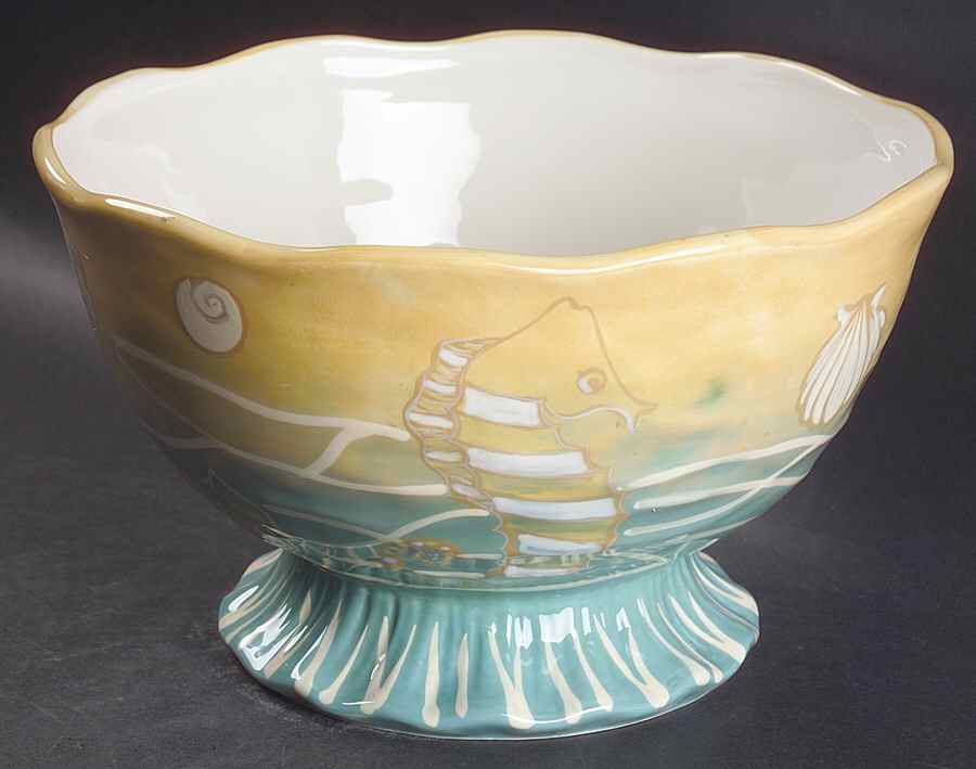 By the Shore 11" Large Salad Serving Bowl by Certified International-1