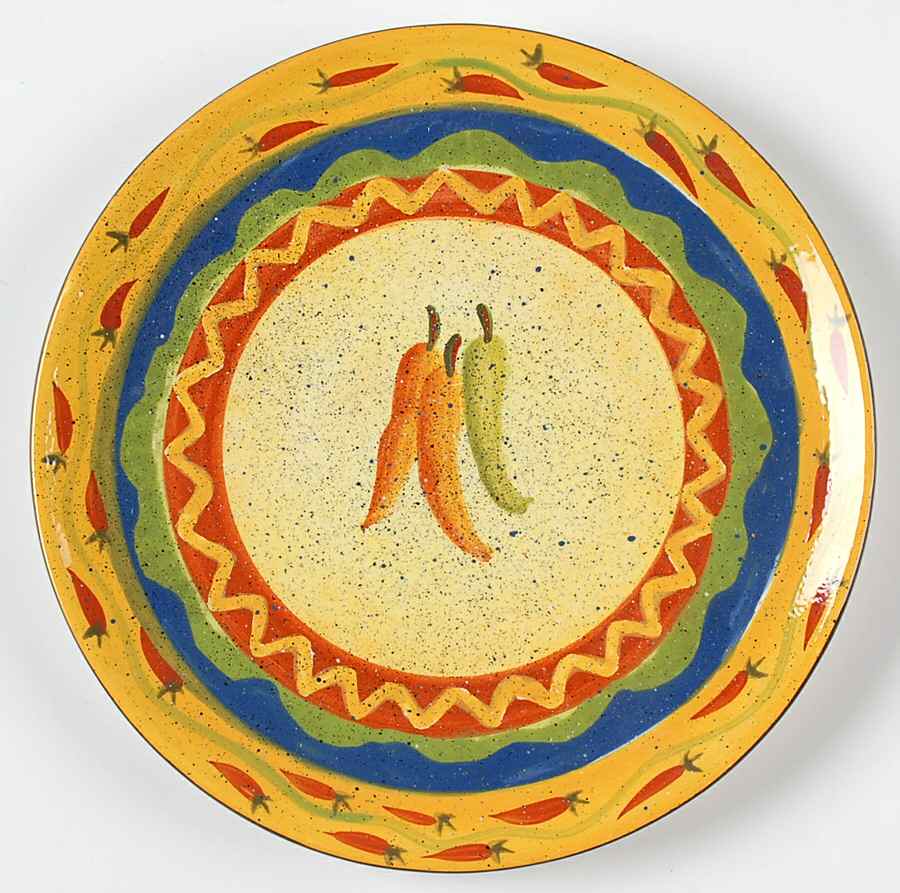 Texmex Salad/Dessert Plate by Certified International-1