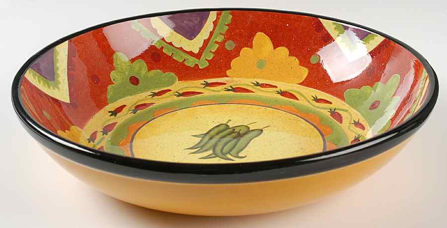 Texmex 13" Pasta Serving Bowl by Certified International-1