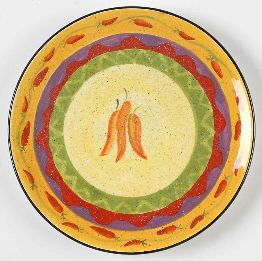 Texmex Salad/Dessert Plate by Certified International-1