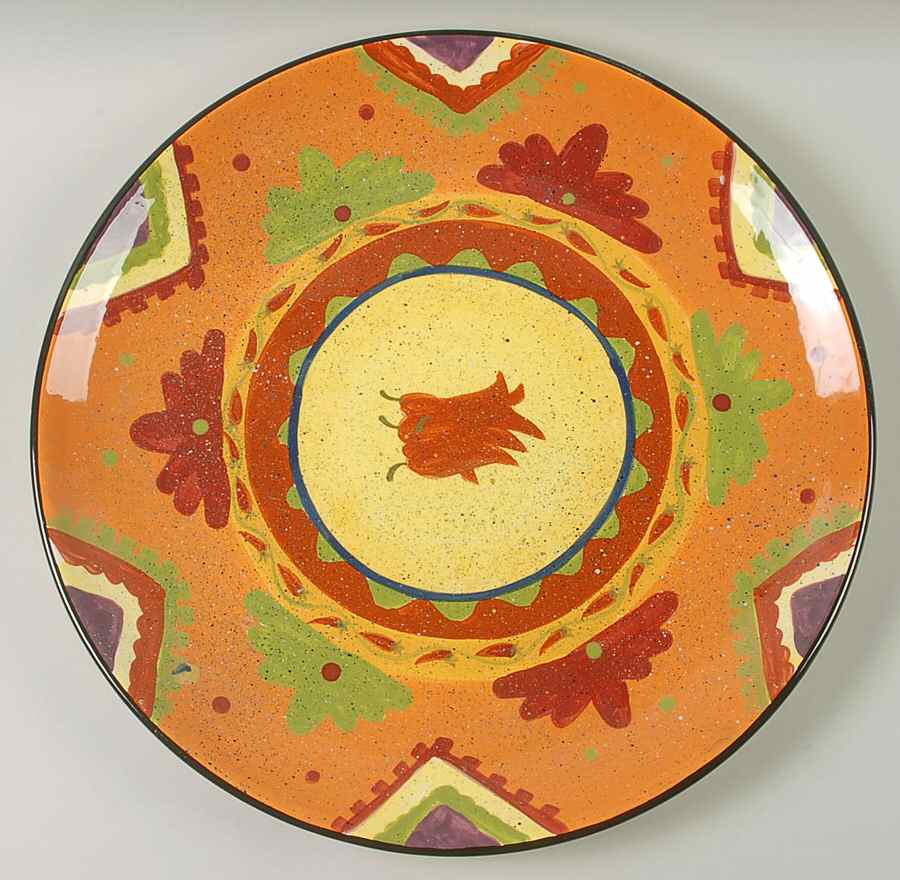 Texmex Chip Bowl/Plate for Chip & Dip Set by Certified International-1