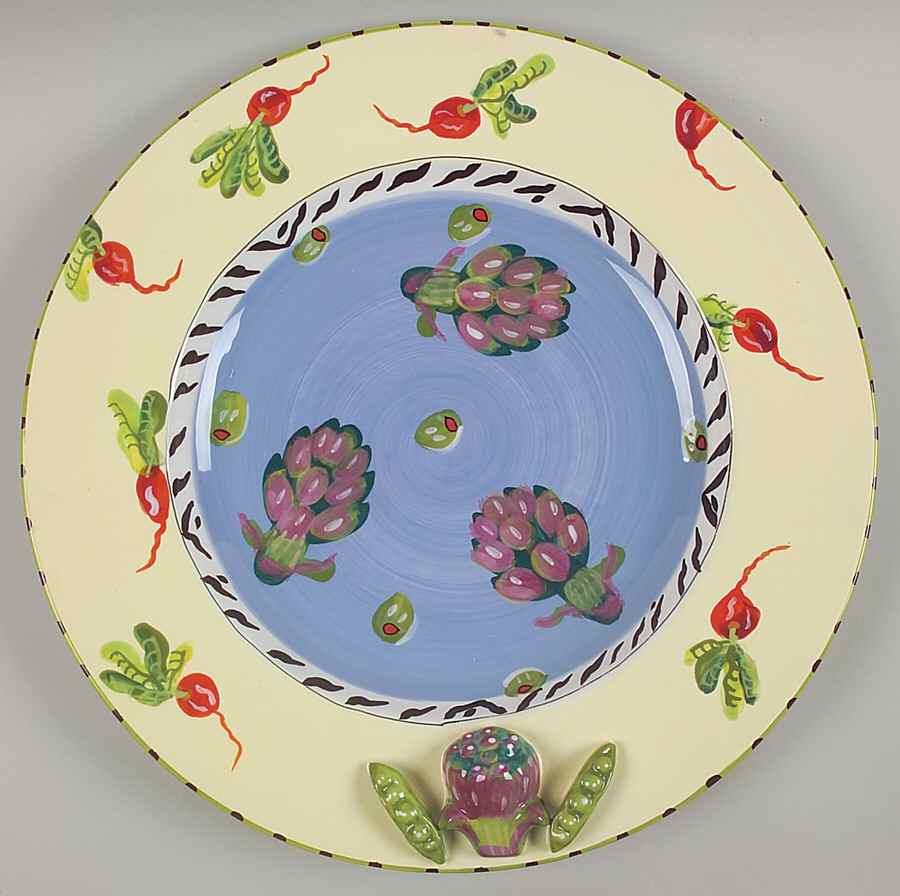 Veggie Salad 16" Chop Plate (Round Platter) by Certified International-1