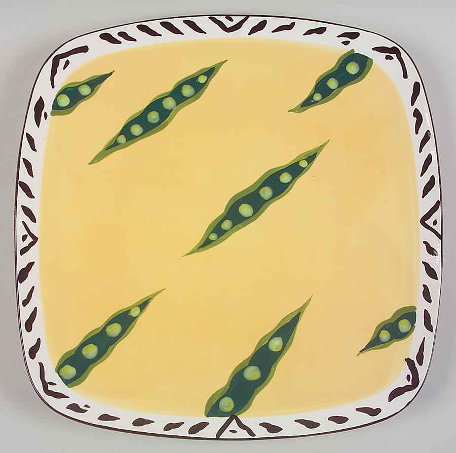 Veggie Salad Square Service Plate (Charger) by Certified International-1