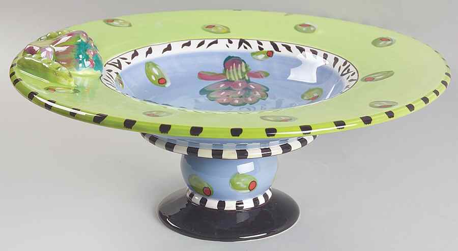 Veggie Salad Footed Bowl by Certified International-1