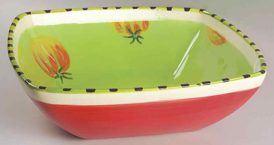 Veggie Salad 13" Pasta Serving Bowl by Certified International-1