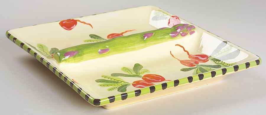 Veggie Salad Divided Server by Certified International-1