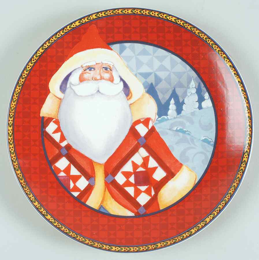 Holiday Traditions Salad/Dessert Plate by Certified International-1