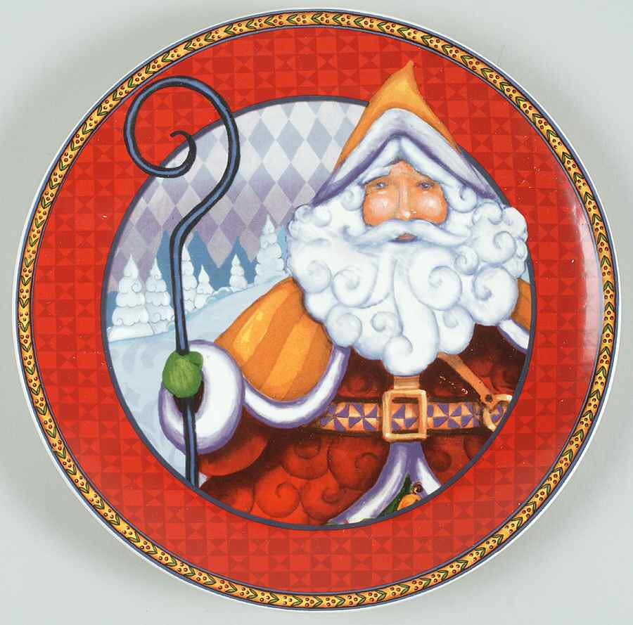 Holiday Traditions Salad/Dessert Plate by Certified International-1
