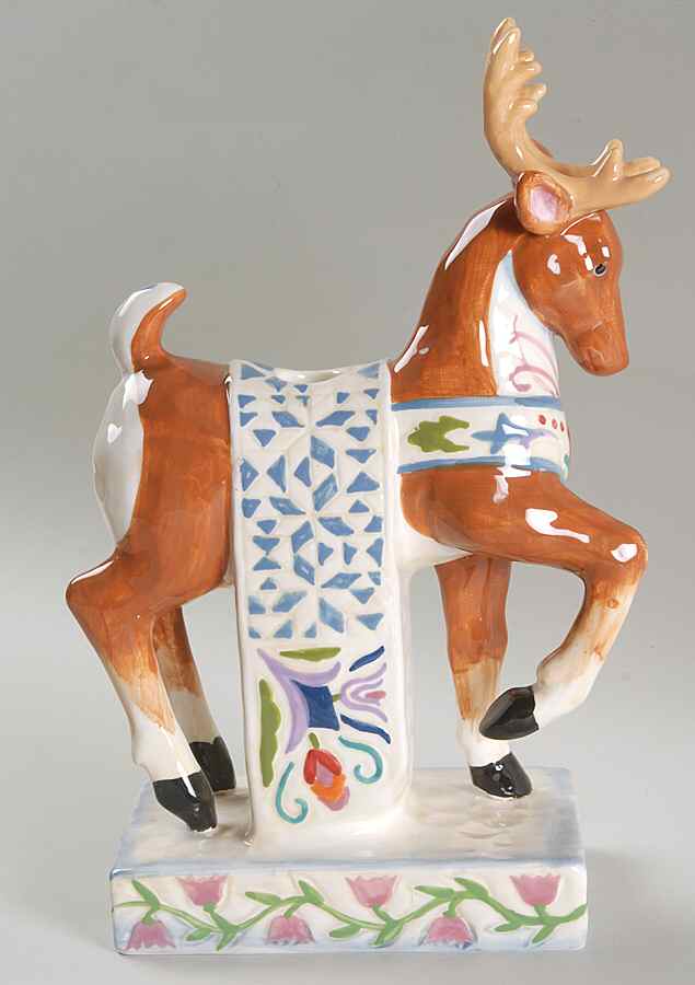Holiday Traditions Figural Candlestick by Certified International-1