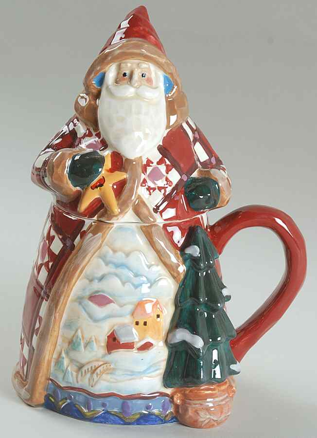 Holiday Traditions Figural Mug & Lid by Certified International-1