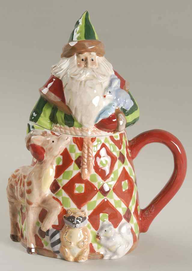 Holiday Traditions Figural Mug & Lid by Certified International-1