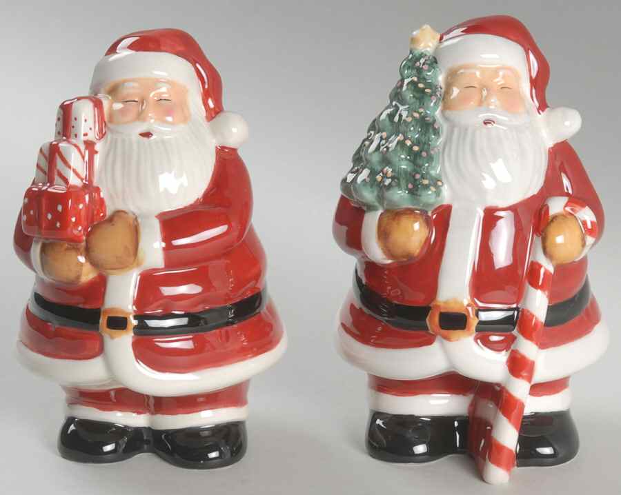 Mister Claus Figural Salt & Pepper Set by Certified International-1