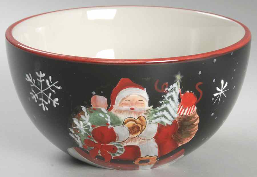 Mister Claus Individual Ice Cream Dish by Certified International-1