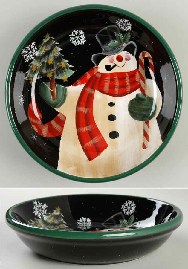 Mister Frosty 9" Individual Pasta Bowl by Certified International-1