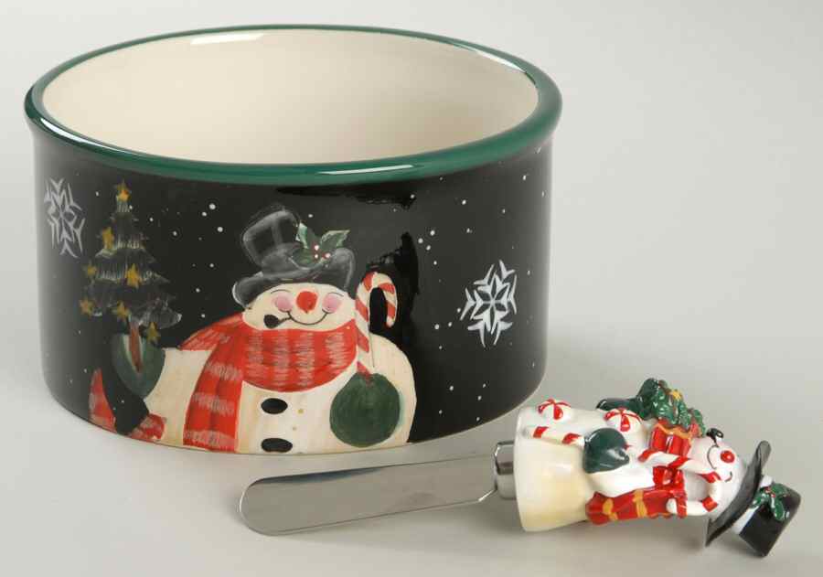 Mister Frosty Dip Bowl & Spreader Set by Certified International-1
