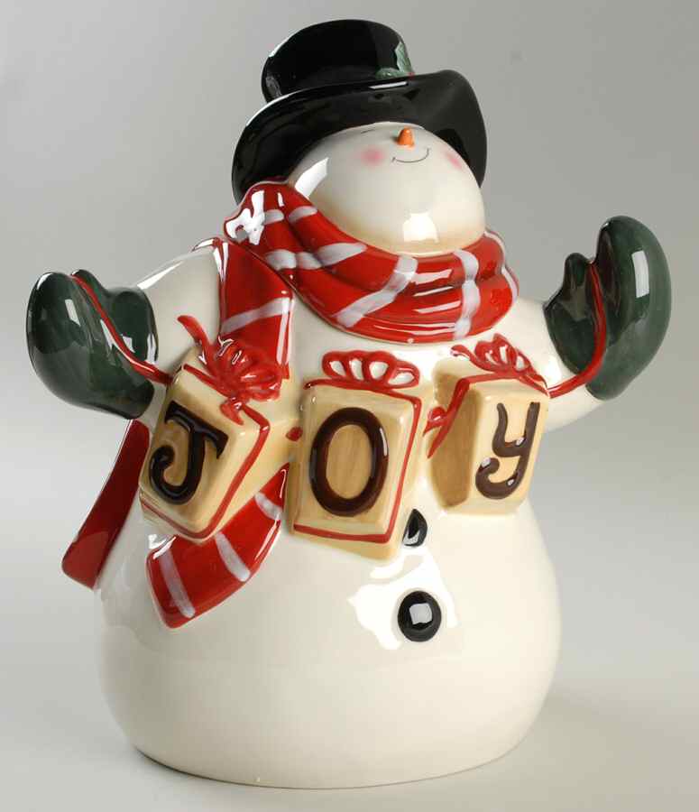 Mister Frosty Figural Cookie Jar & Lid by Certified International-1