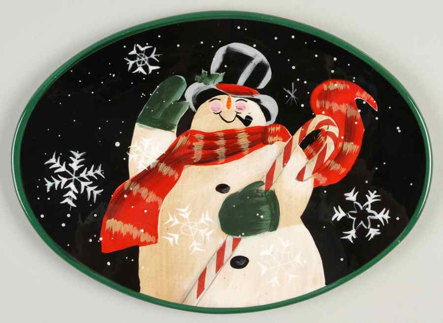 Mister Frosty Oval Cheese Plate by Certified International-1