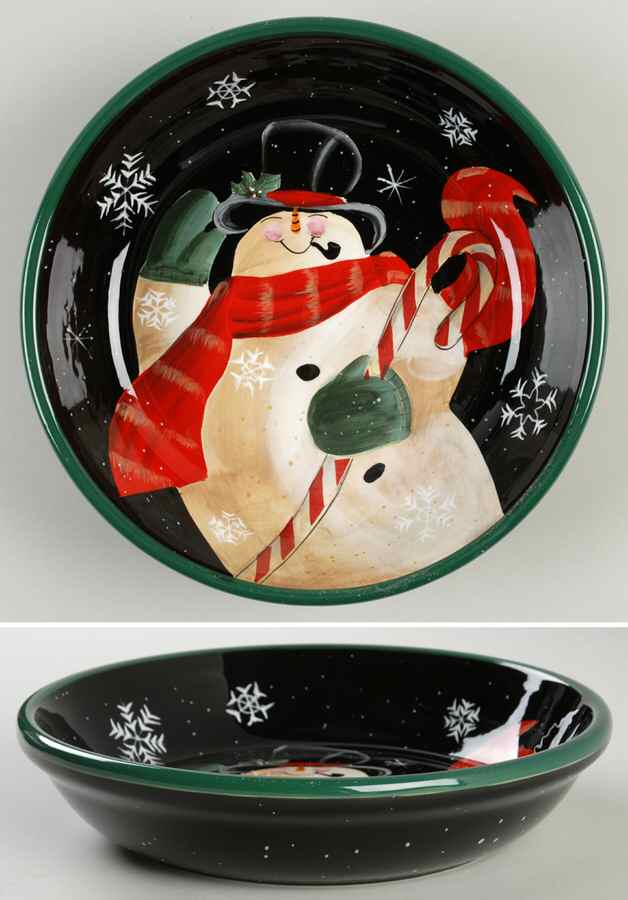 Mister Frosty 9" Individual Pasta Bowl by Certified International-1