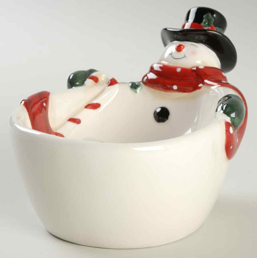 Mister Frosty Figural Candy Bowl by Certified International-1