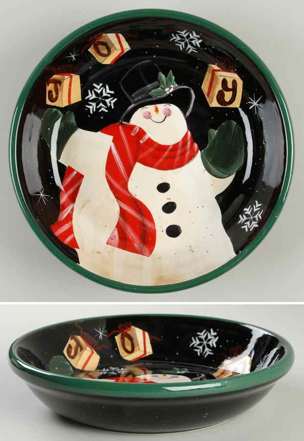 Mister Frosty 9" Individual Pasta Bowl by Certified International-1