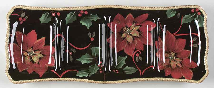 Poinsettia 4 Part Relish by Certified International-1