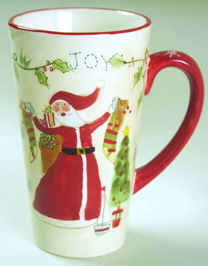Santa Wishes Latte Mug by Certified International-1