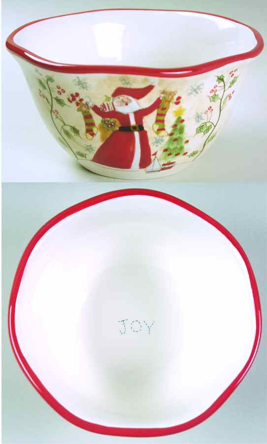 Santa Wishes Individual Ice Cream Dish by Certified International-1