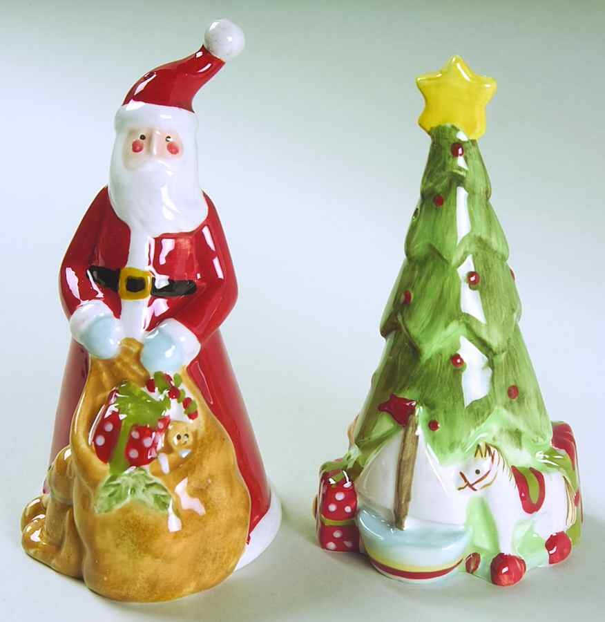 Santa Wishes Figural Salt & Pepper Set by Certified International-1