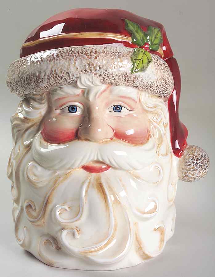Santas Twilight Figural Cookie Jar & Lid by Certified International-1