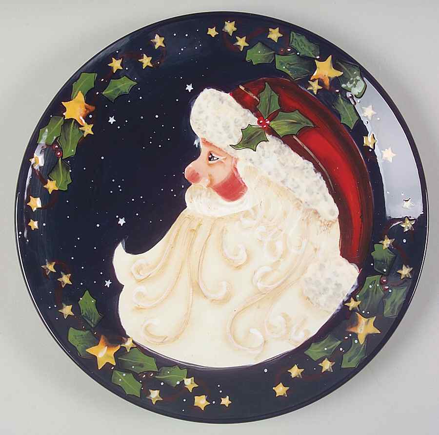 Santas Twilight Dinner Plate by Certified International-1