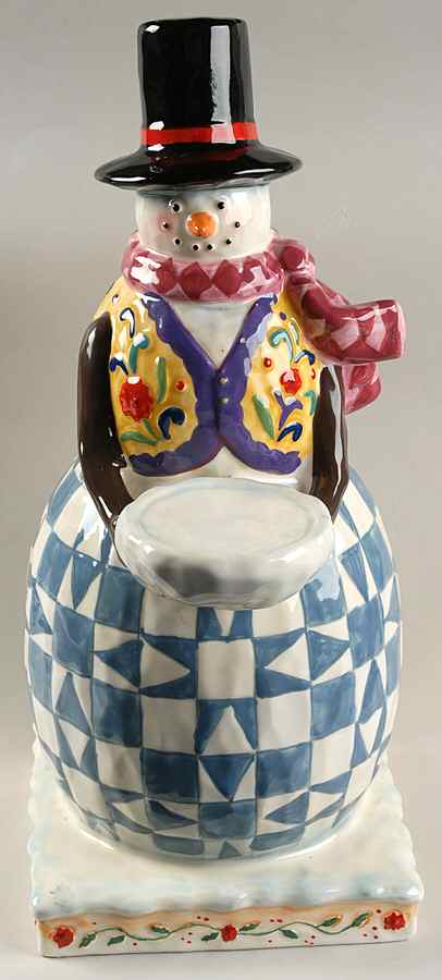 Winter Folk Figurine Centerpiece by Certified International-1