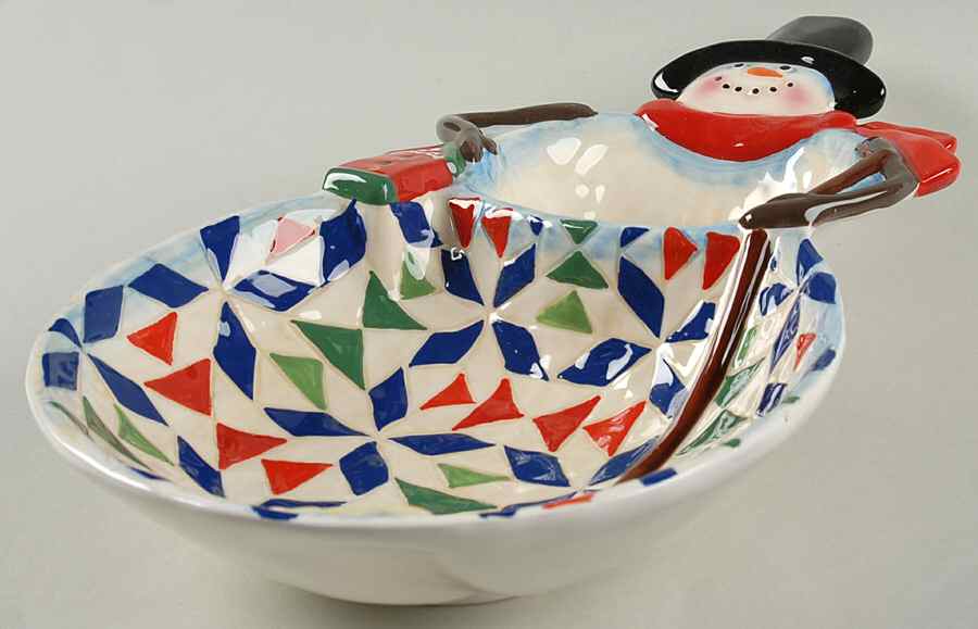 Winter Folk 2 Part Figural Server by Certified International-1
