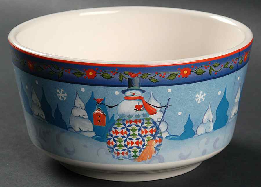 Winter Folk Individual Ice Cream Dish by Certified International-1